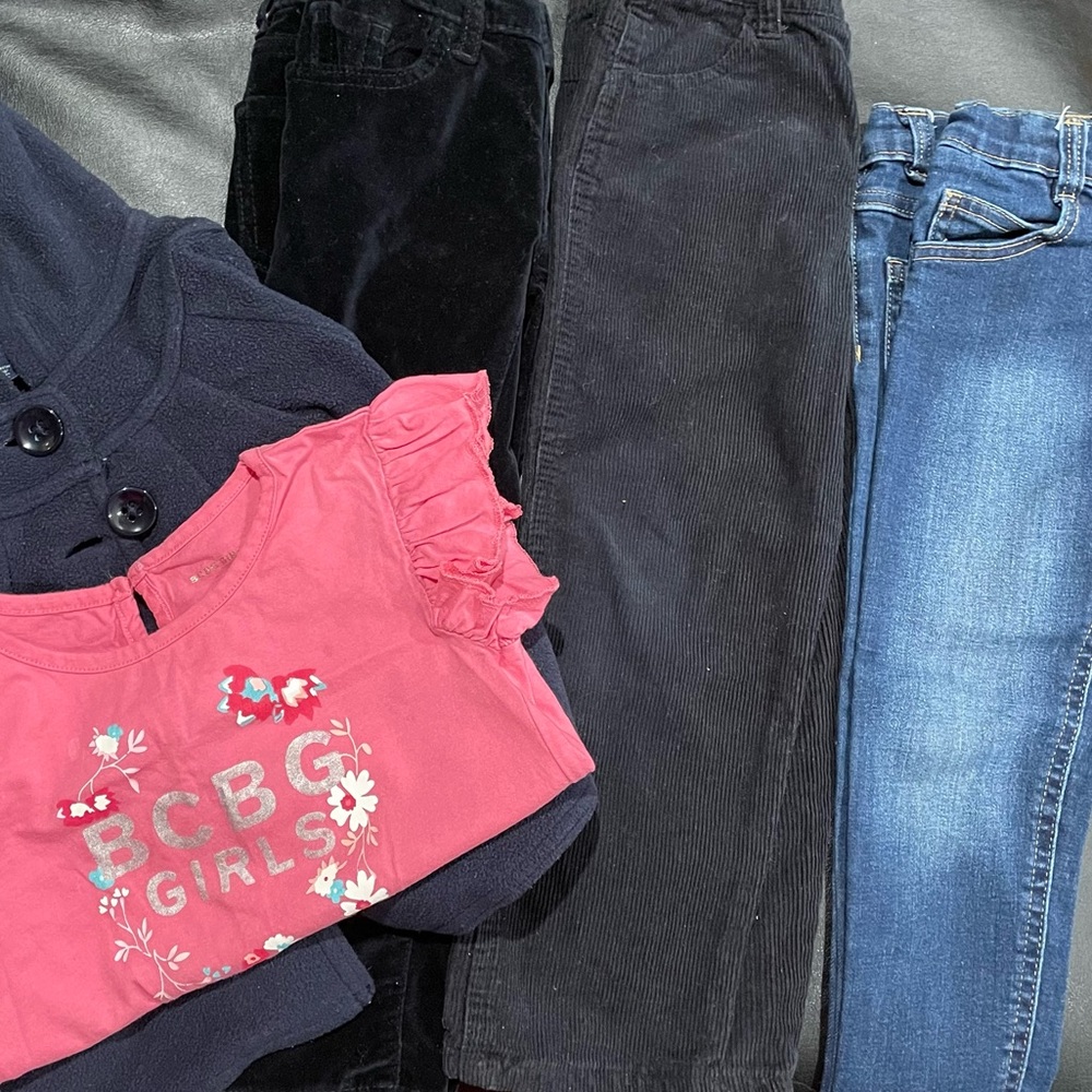 Girls Fall 4t Toddler Girls Spring clothes Bundle / Lot of Girls 4/4t 5 pieces